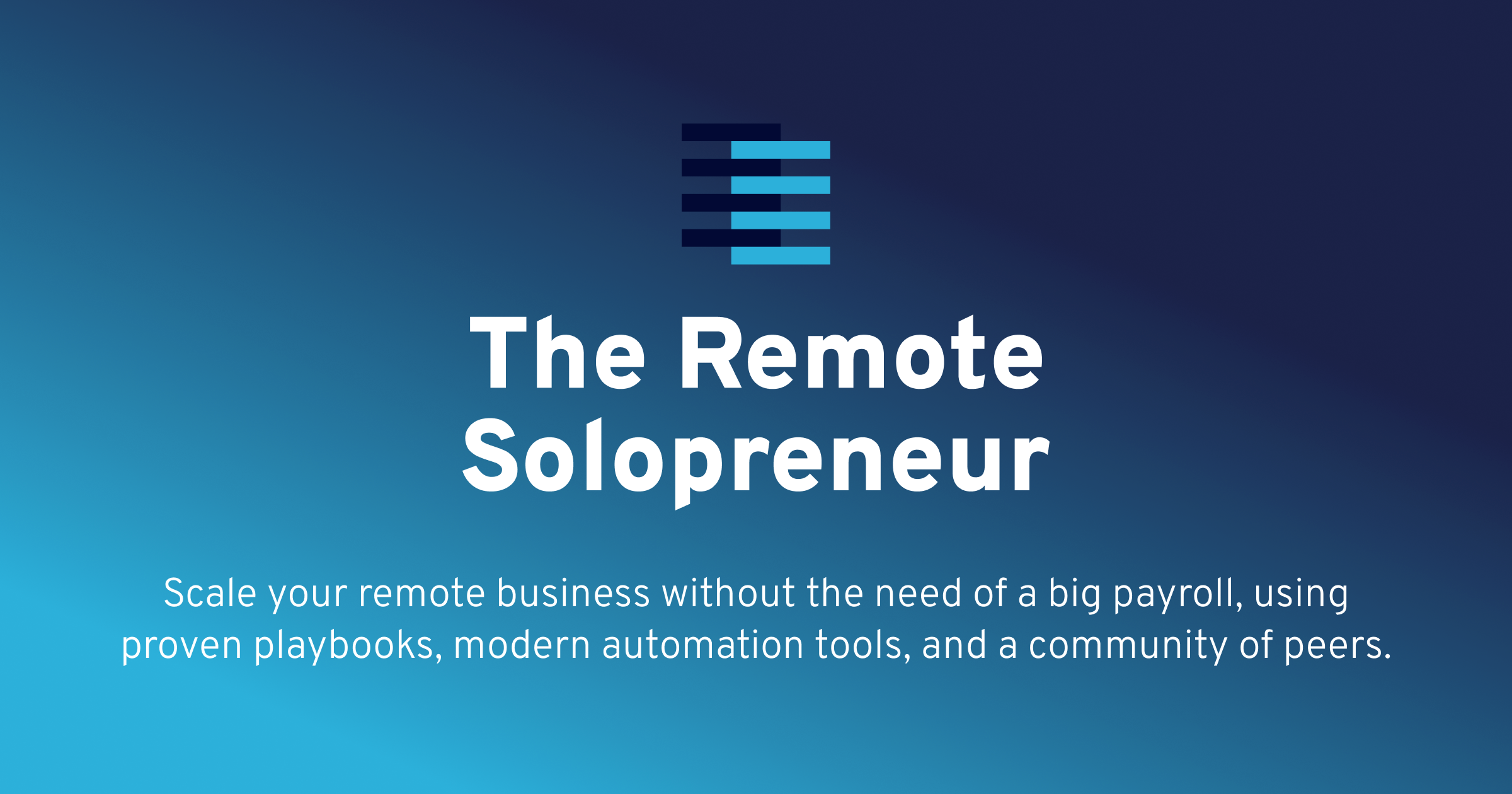 The Remote Solopreneur